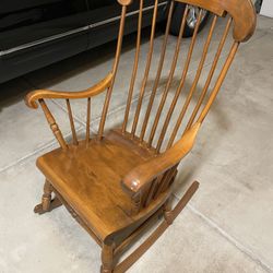 Antique Wooden Rocking Chair