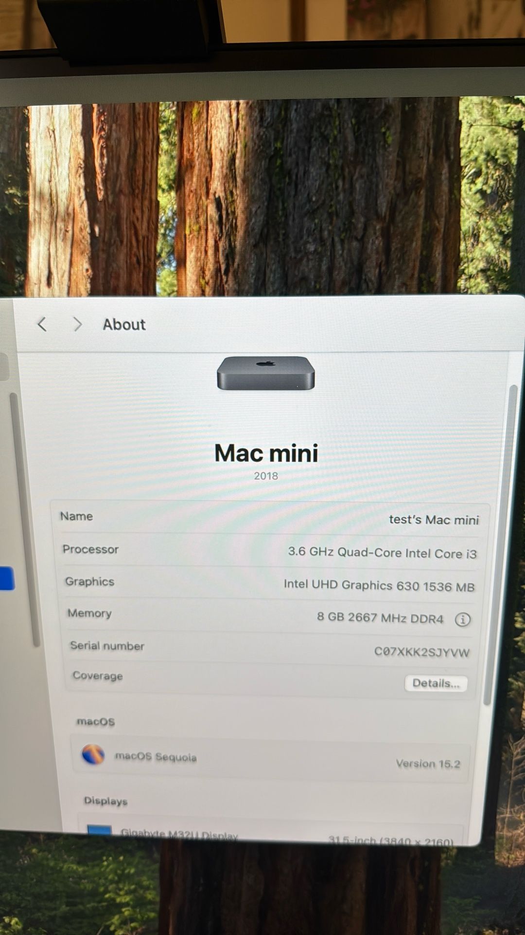 Apple Mac mini (2018) – Intel i3, 8GB RAM – Great Condition
