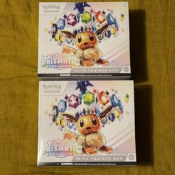 Pokemon Prismatic Evolution Sealed Elite Trainer Box ETB