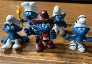 Smurf Figures Vintage 1980’s 