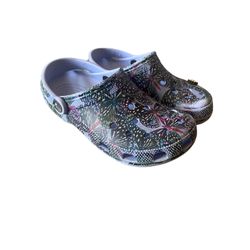 CROCS Classic Butterfly Clog Sandals Mens Size 4 Womens Size 6