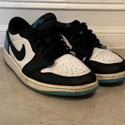 Nike Air Jordan 1 Low Mystic Green 2019 White Black Teal – Men’s UK 10 / US 11