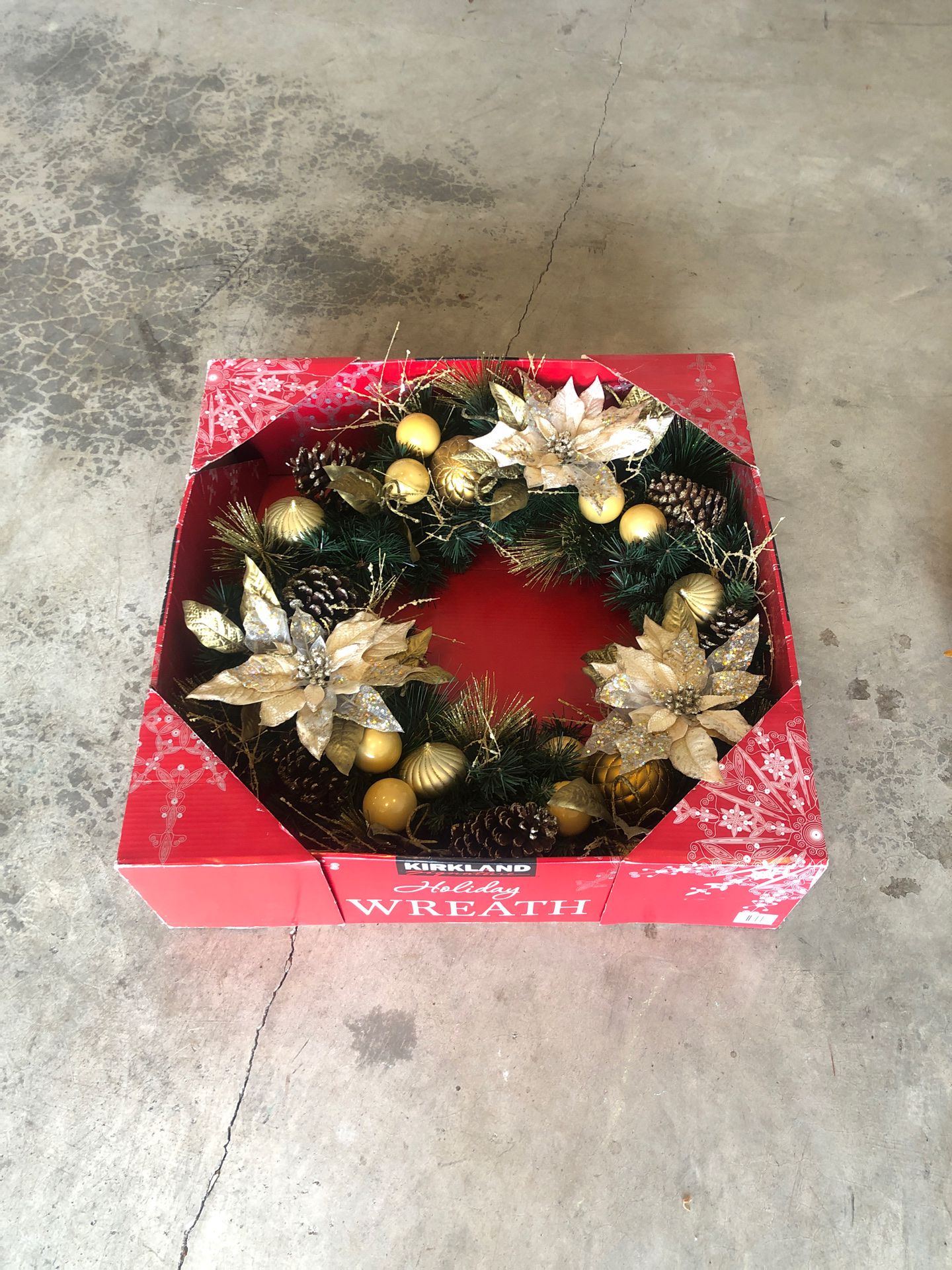 Costco Xmas wreath