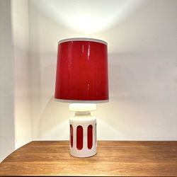 Huge Vintage Mid Century Ceramic Lamp