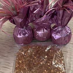 NEW - 175 Gram Fringed Foil Weight - Color: Pink & Light Pink - All 3 for $4.75