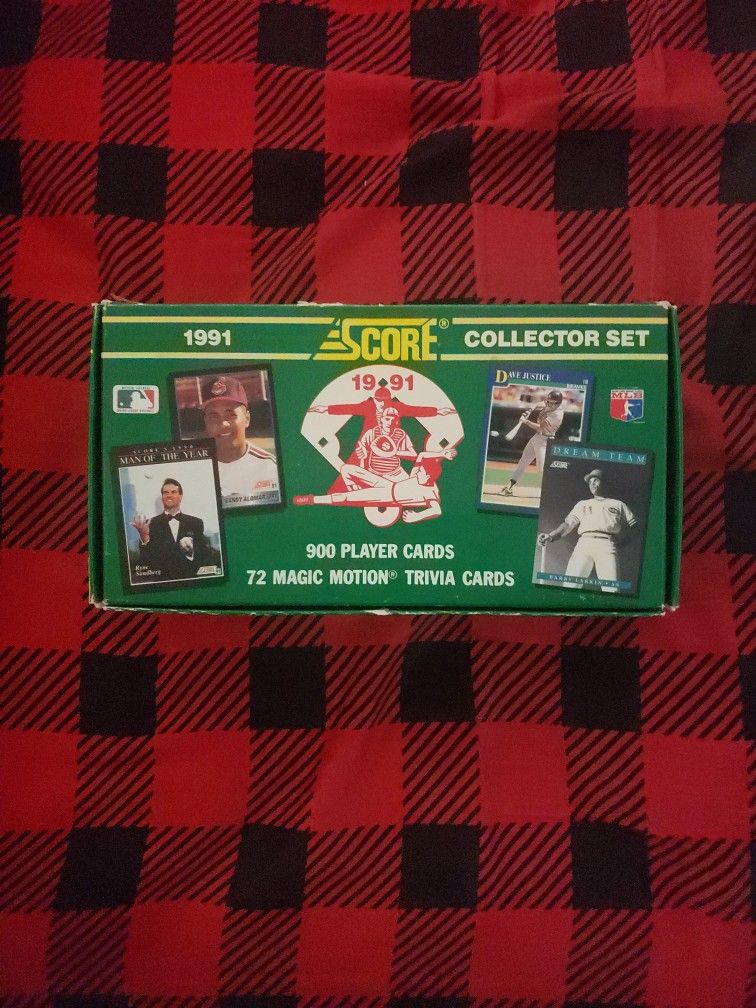 1991 score collectors set (opened)