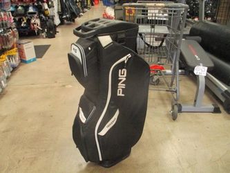 Used Ping Traverse Black Golf Cart Bag
