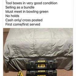 Yard Tools /tool Boxes For Sale As A Bundle 