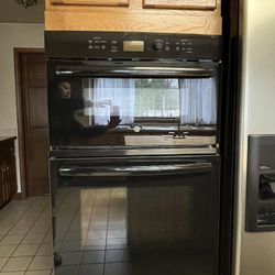 GE double wall oven