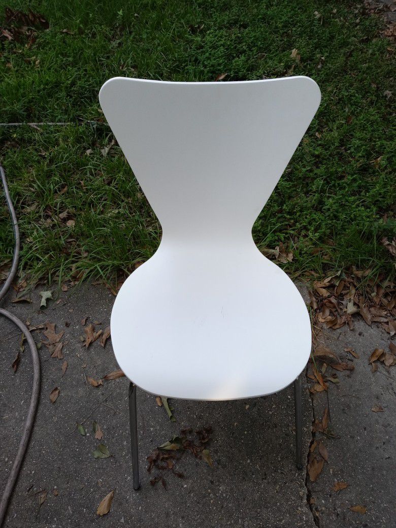 Four White Chairs