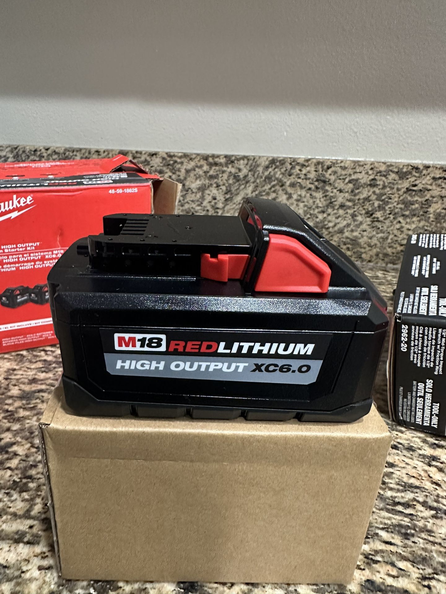 Milwuakee 6.0 High Output Battery W/ Charger