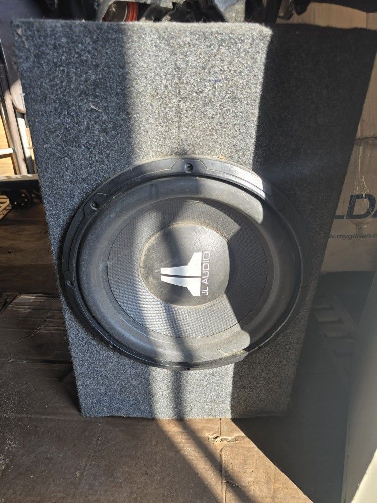 JL Audio Sub And Box 