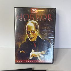 Horror Classics- 50 Movie Pack Anniversary Edition. DVD Set 12 Disc