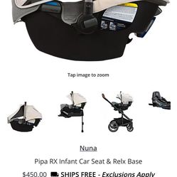 Nuna Pipa RX Infant Car Seat - 