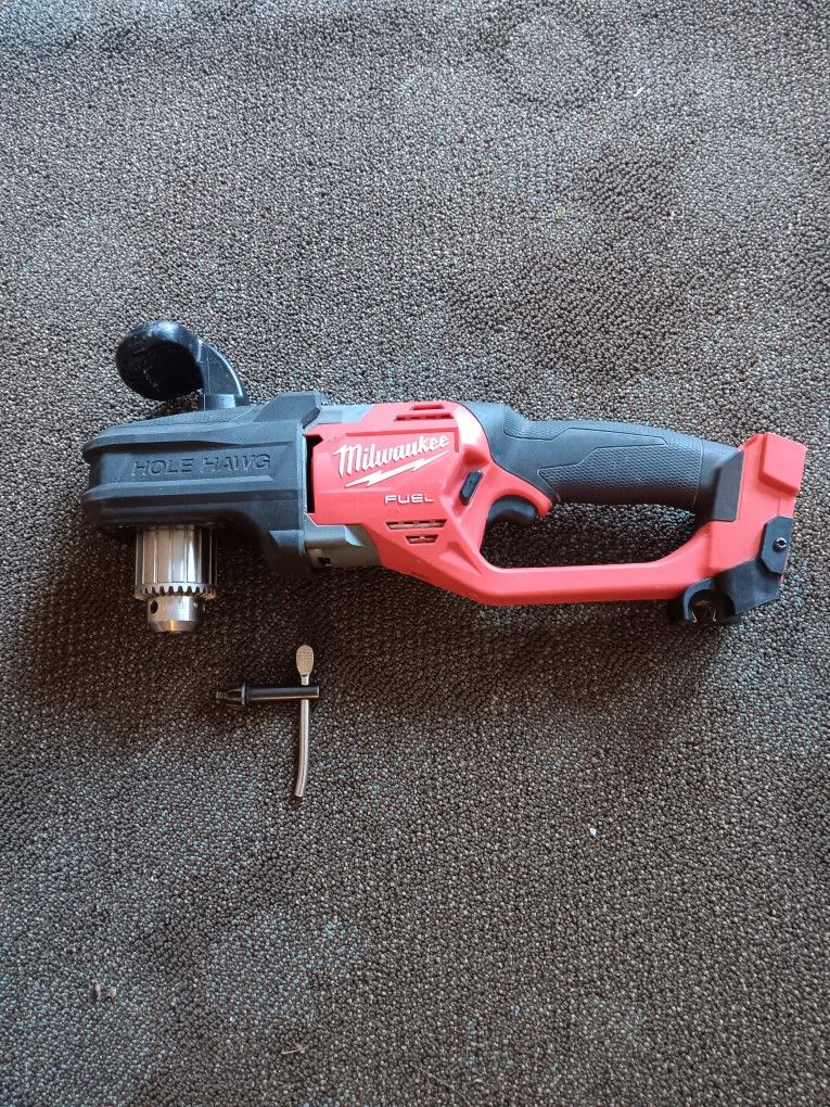 Milwaukee fuel cordless Hole Hawg right angle drill 1/2" used 1 time works great tool only