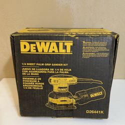 DEWALT.  LIJADORA DE MANO DE 1/4.    NUEVA    # D26441K