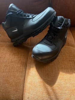 Nike Air Max Goadome Black Leather Boots