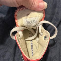 Toddler Red  Converse Size 5