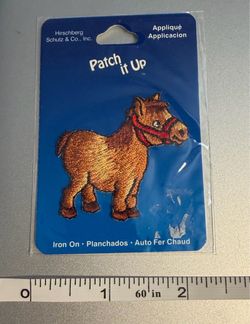 Pony Iron On Patch New