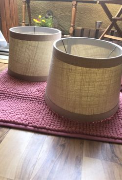 Twin lamp shades