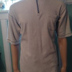 Levi's Light Grey Cotton Men's Shirt Size S