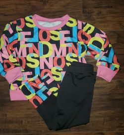 Toddler Vibrant Graphic Print Play Set