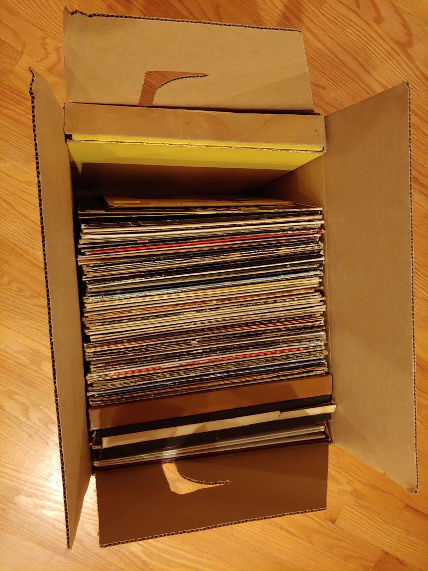 60+ various vinyl records