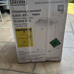Black & Decker 10,000 BTU Portable Air Conditioner brand New 