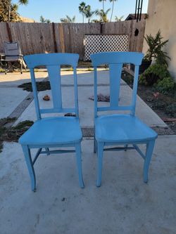 Two Shabby Chic Chairs 