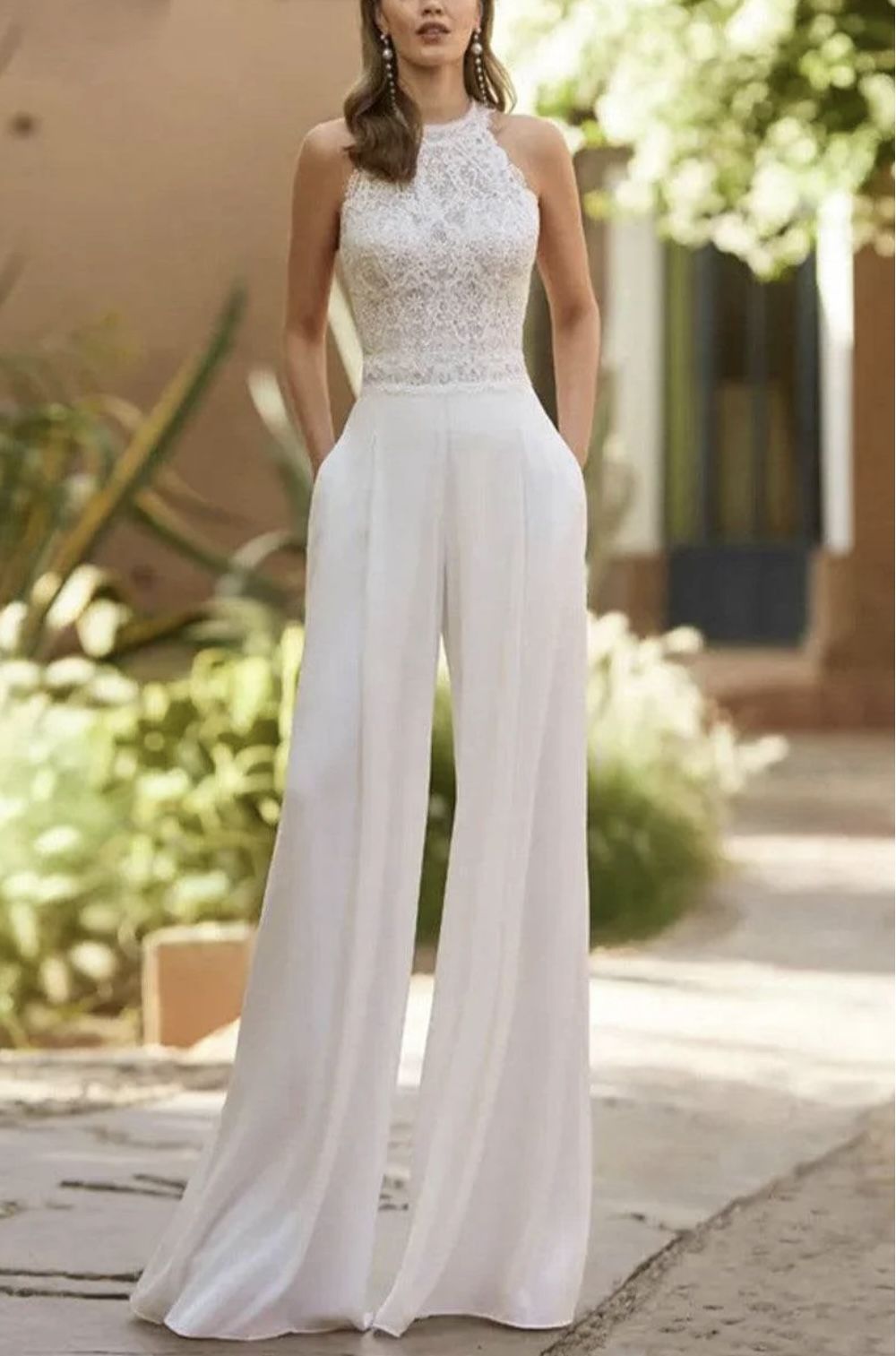Beautiful Bridal Jumpsuit US2 UK4
