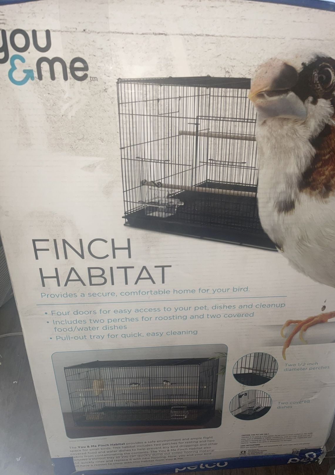 Brand New In Box Finch Cage