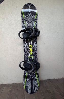 GNU Snowboard and Rome Bindings
