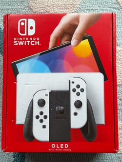 Nintendo Switch OLED Plus Extras - White - Excellent Condition