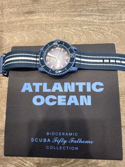 Blancpain x Swatch Scuba Fifty Fathoms "Atlantic Ocean" - Full Set $300