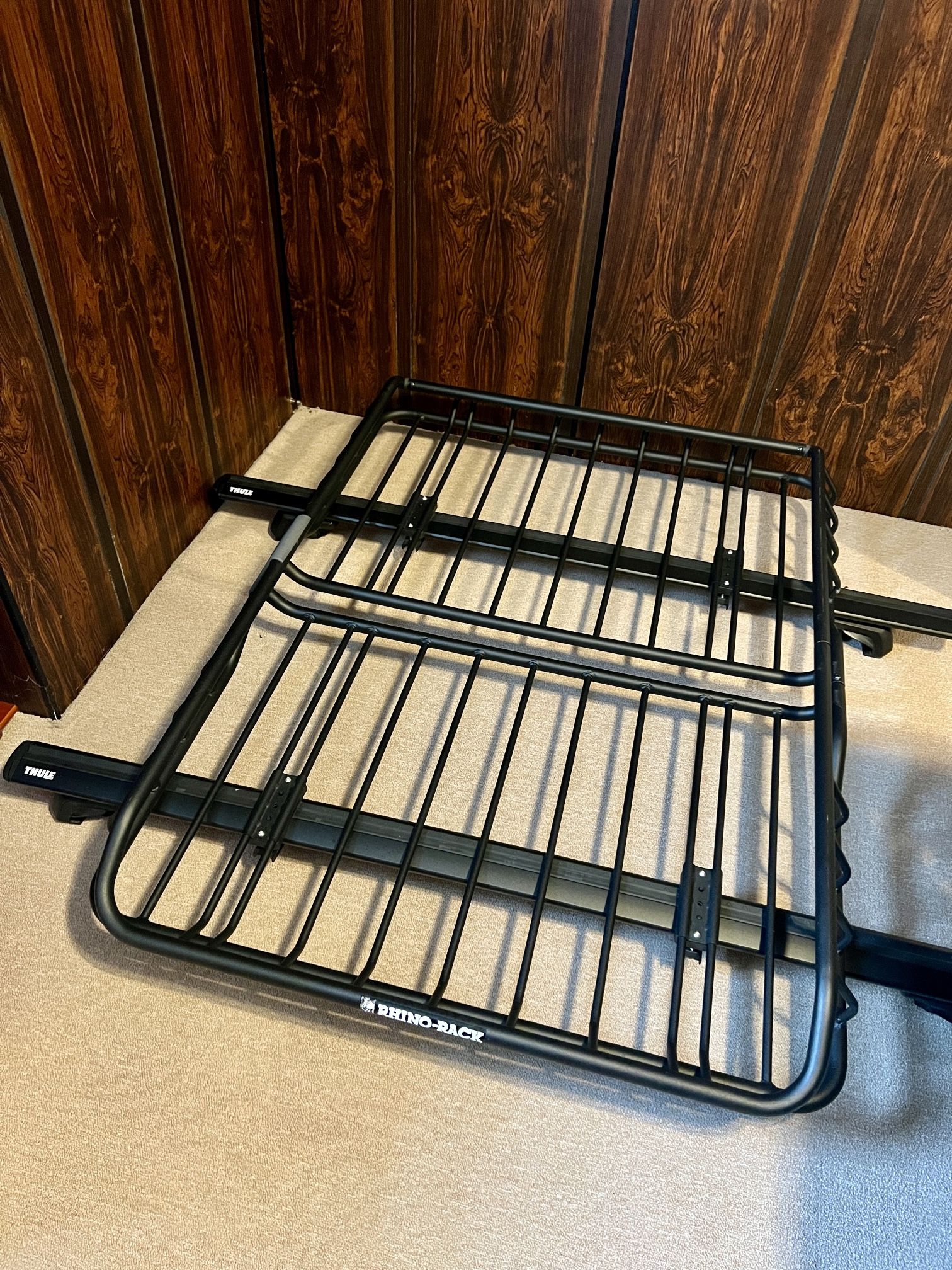 Rhino Rack XTray and Set Of Thule Crossbars