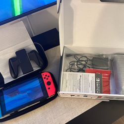 Brand New Nintendo Switch Full Accessory Bundle And case 