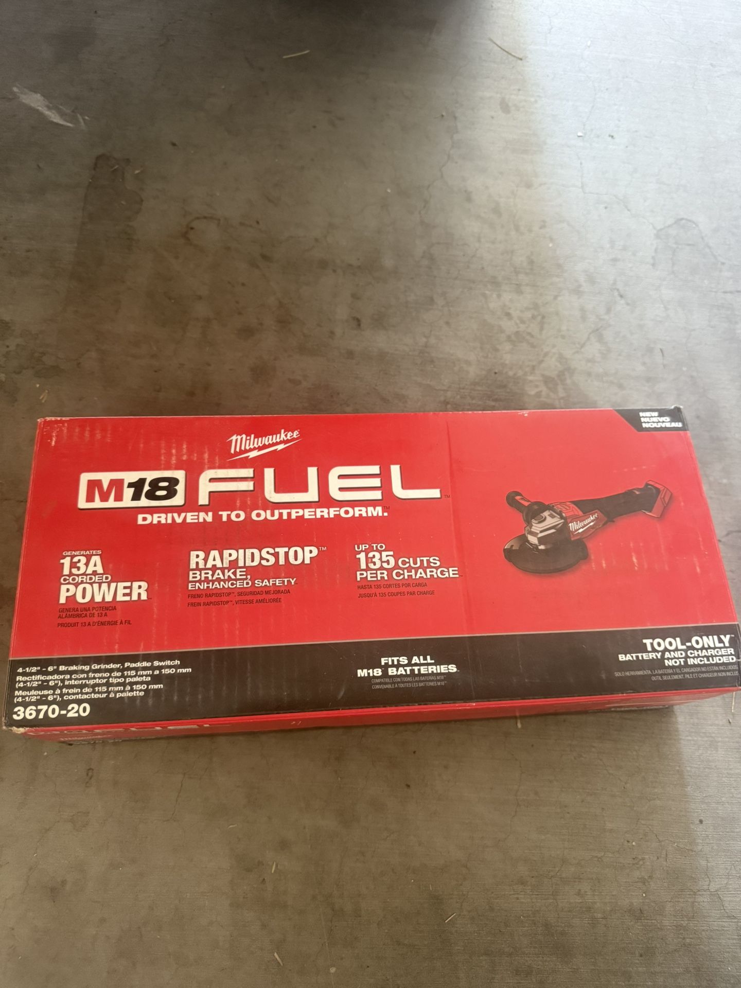 Milwaukee Grinder