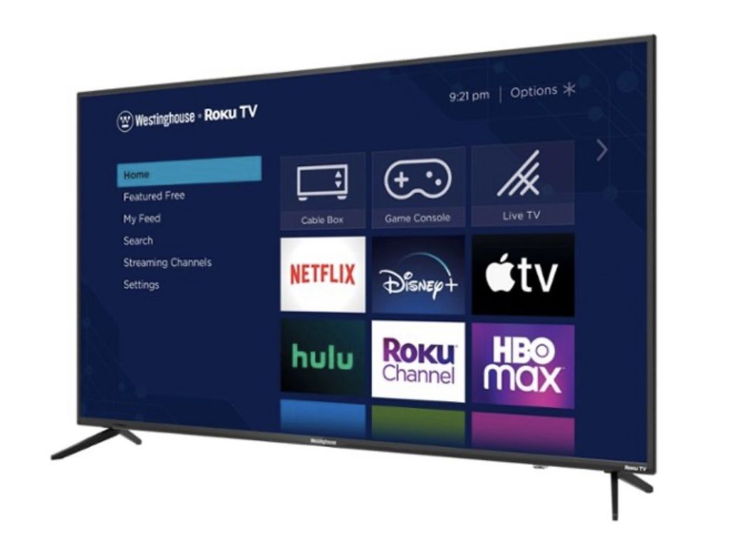 Westinghouse Black 55" 4K Ultra HD Smart Roku TV with Hdr10