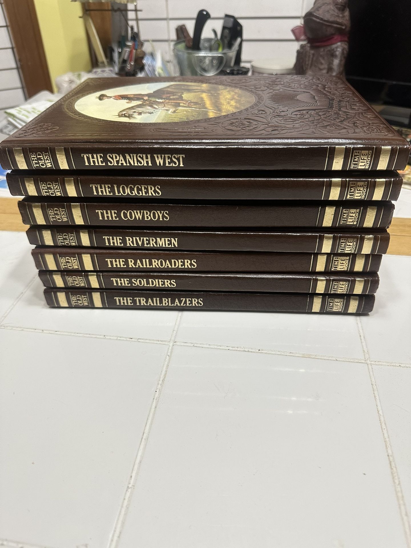 7 1970s time life old west volumes set