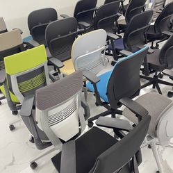 🔥IN LIKE NEW CONDITION STEELCASE OFFICE CHAIRS!🔥 LEAP V2 🔥 GESTURE 🔥 AMIA 🔥 THINK V2 🔥 SILQ 🔥 STARTING AT $299