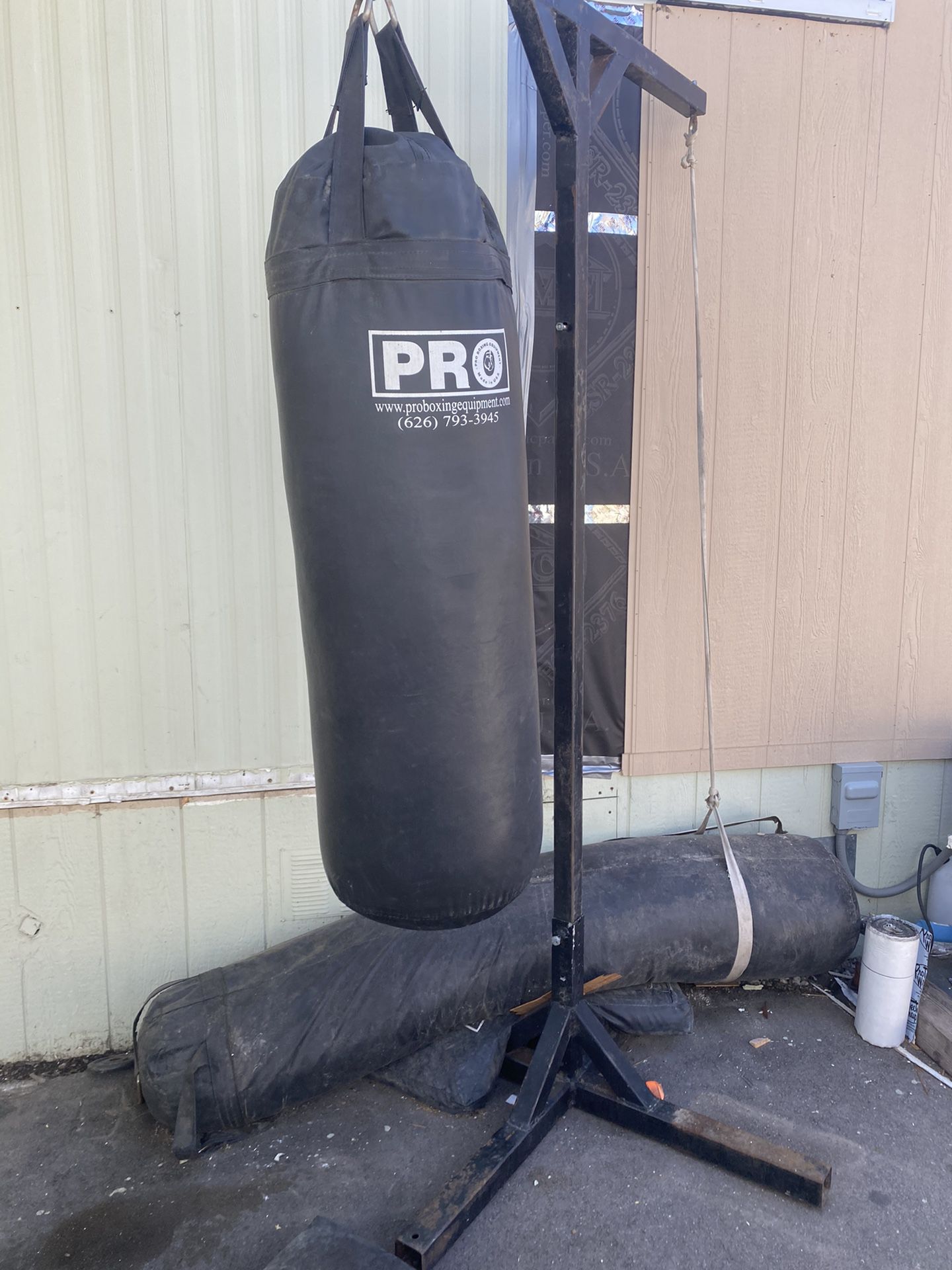 Pro Boxing Equipment, Both Bags And The Speed Ball
