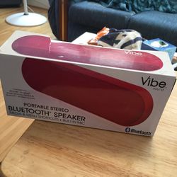 larger red tube type bluetooth speaker
