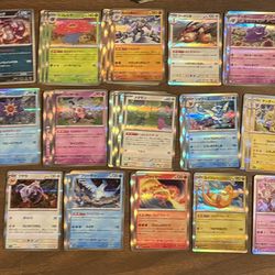  Holo Japanese Pokemon Cards 151 - NM 
