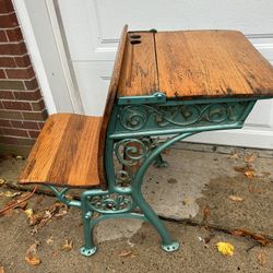 Antique Child's School Desk