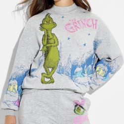 Women's Grinch Fleece Sweatshirt 