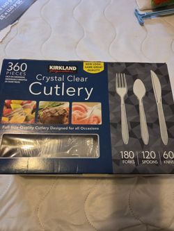 Opened Box Plastic Utensils