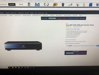 Sony BLU-RAY disc player 1080P vÃa HDMI