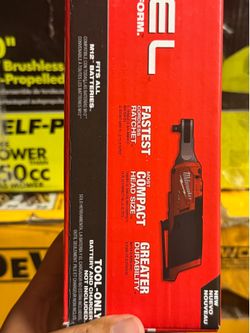 Milwaukee ratchet 3/8 tool only