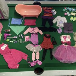 Alexander Doll With Outfits, Suitcase, Spa Set, And Bed