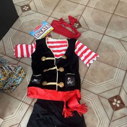 Kids Pirate  Size 6-7.  
